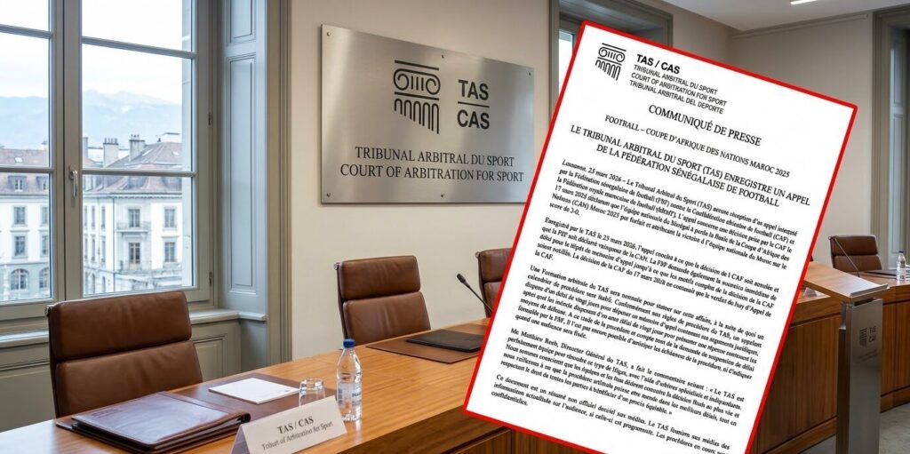 Tribunal arbitral du sport : dernière étape clé dans le conflit Maroc-Sénégal