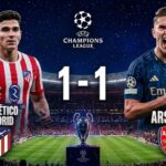 Ligue des champions : atléntico madrid et arsenal se quittent dos à dos