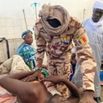 Soutien aux militaires blessés de Korbol : le général Moubarak Abakar Nassour Hor en visite à Sarh
