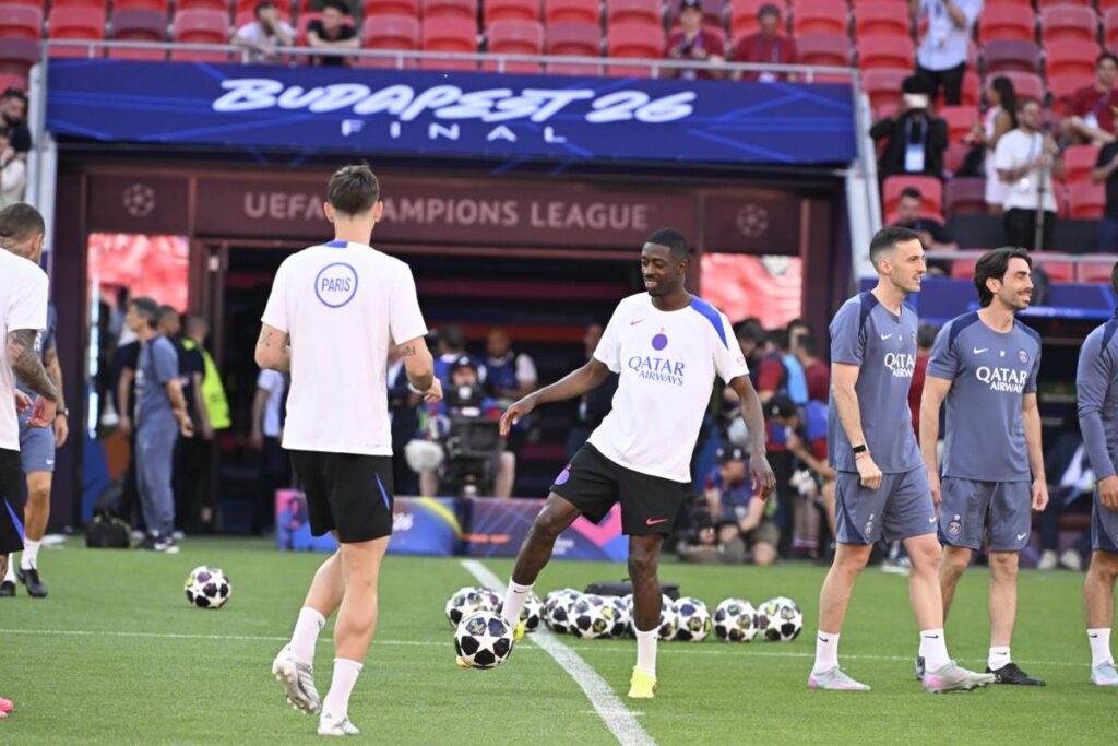 Dembélé de retour sur les terrains avant la finale du psg face à arsenal