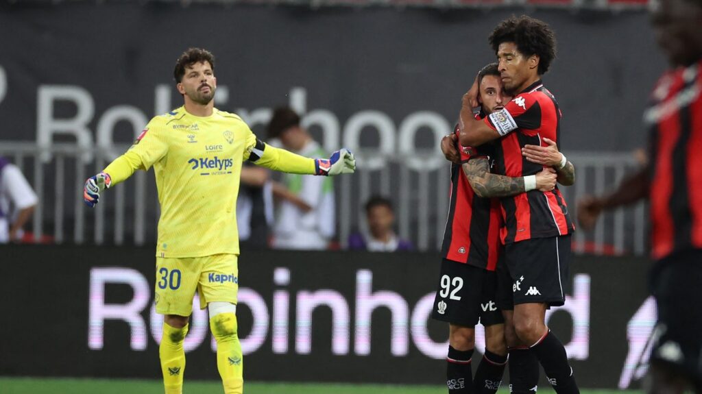 Barrage ligue 1/ligue 2 : nice sauve sa place en première division face à saint-etienne