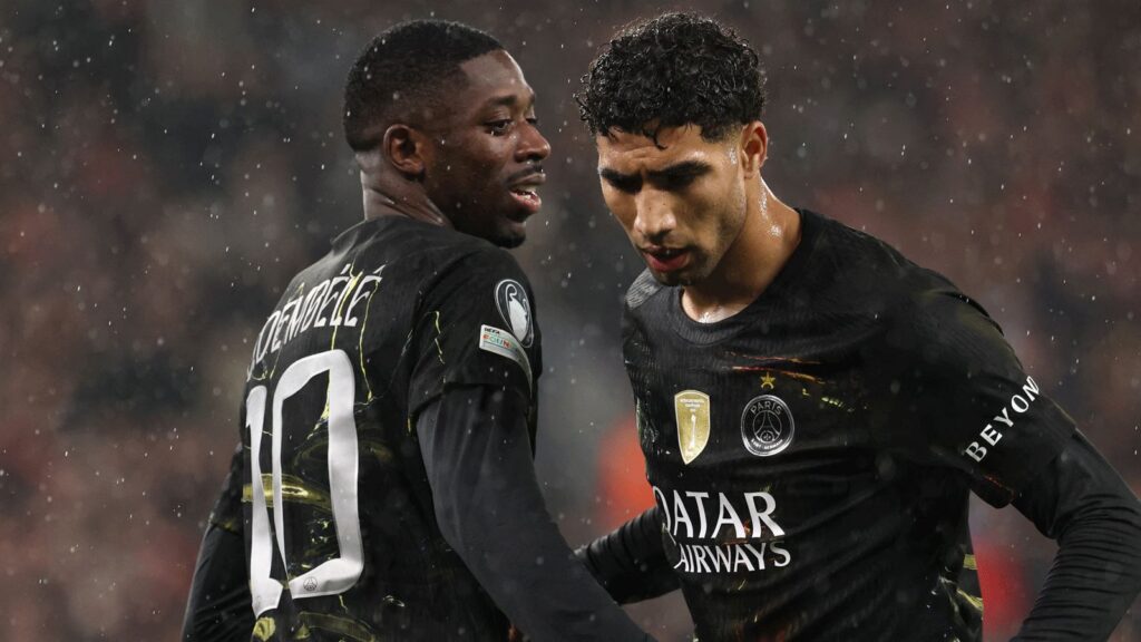 Psg : les absences de dembélé et hakimi inquiètent avant la finale de la ligue des champions