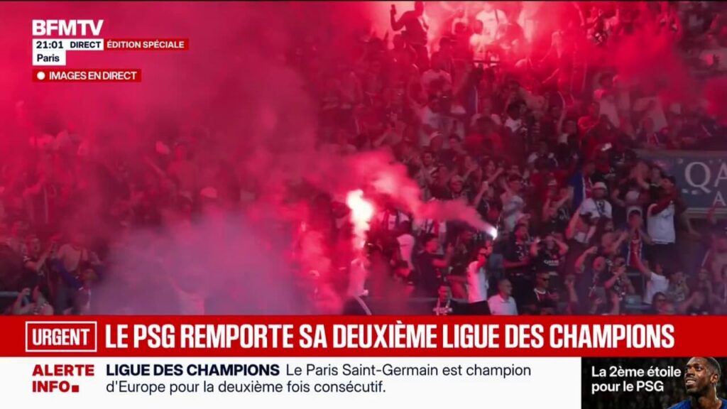 Le PSG sacré champion d’Europe : Paris s’embrase pour ses héros