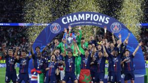 Psg sacré pour la deuxième fois consécutive en ligue des champions