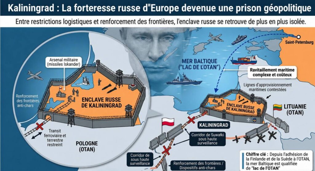 Kaliningrad, une enclave russe assiégée par l’OTAN