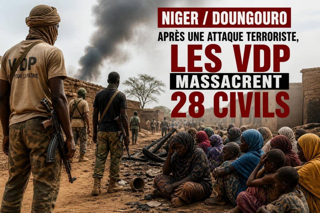 Tragédie à Doungouro, Niger : des miliciens accusés du massacre de 28 civils