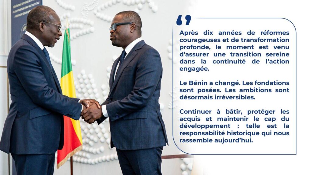 Bénin : fin d’une ère et début d’un nouveau chapitre sous romuald wadagni