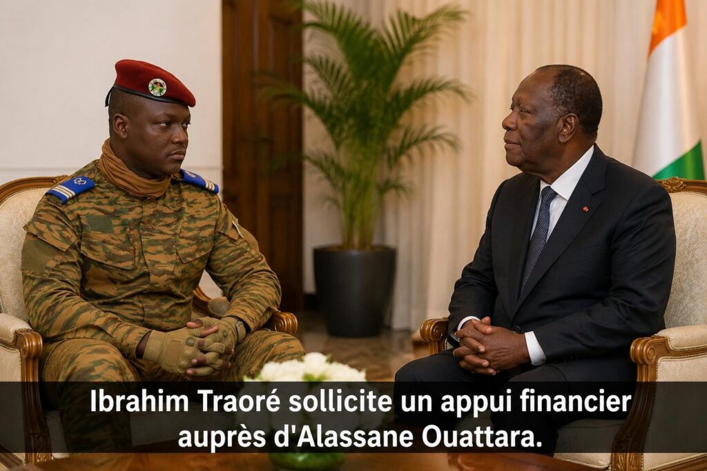 Le Burkina Faso sollicite l’appui financier de la Côte d’Ivoire : le capitaine Ibrahim Traoré face aux réalités économiques