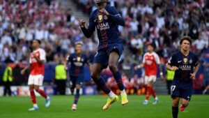 Psg arsenal 1 1 : dembélé sauve les parisiens d&rsquo;un nul en finale de ligue des champions