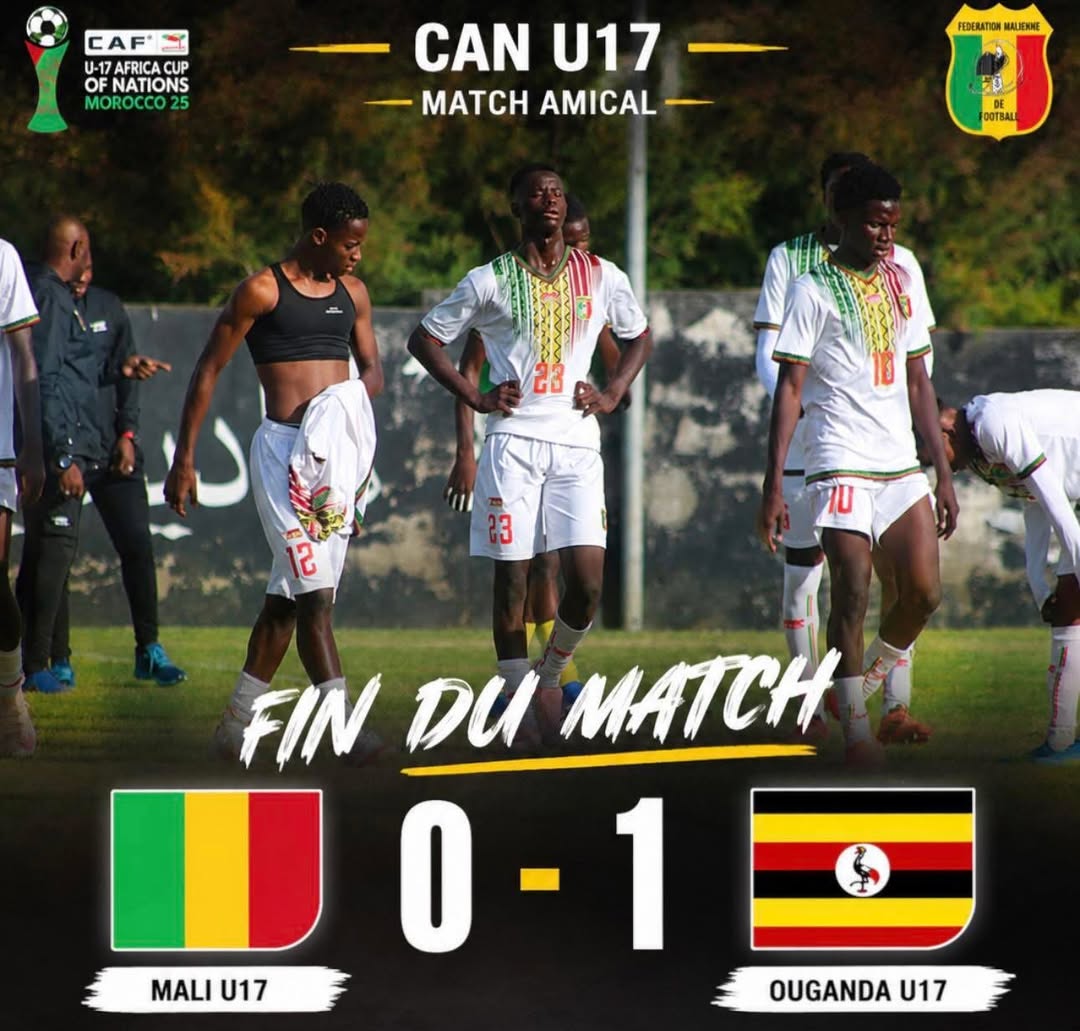 Les Aiglonnets du Mali en action lors d'un match amical