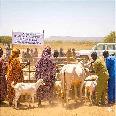 Campagne de santé animale organisée par WAPCO Niger