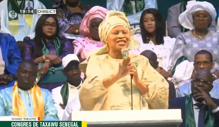 Congrès de "Taxawu Sénégal": Aïssata Tall Sall critique le nouveau régime et appelle à une démonstration de force de l'opposition Congrès de "Taxawu Sénégal": Aïssata Tall Sall critique le nouveau régime et appelle à une démonstration de force de l'opposition