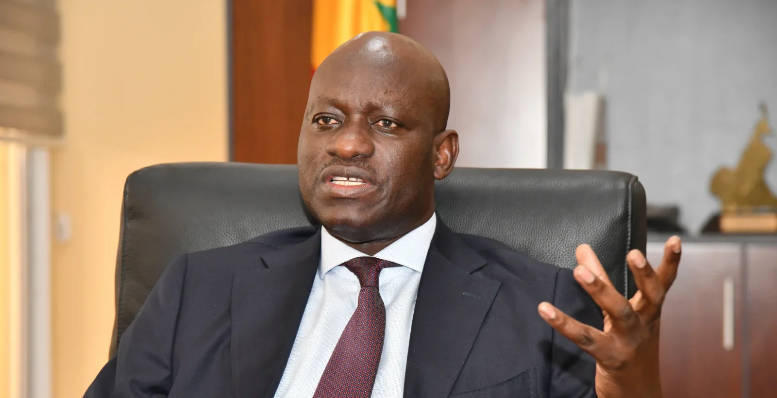 Abass Fall lors d'un événement politique au Sénégal