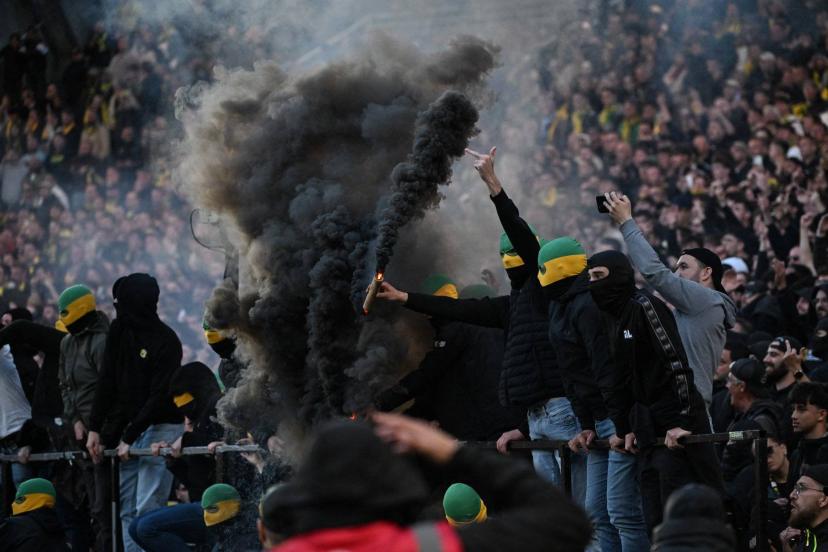La Tribune Loire de la Beaujoire lors du match contre Toulouse