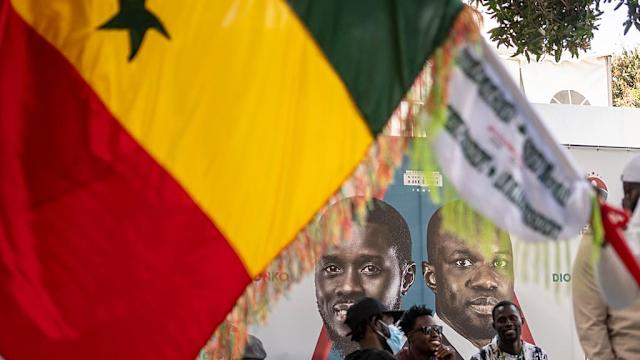 Portrait du président Bassirou Diomaye Faye et de l'ex-Premier ministre Ousmane Sonko