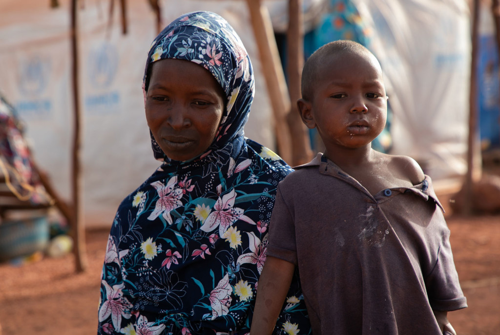 Dicko, une mère déplacée sur le site de Sokoura au Mali