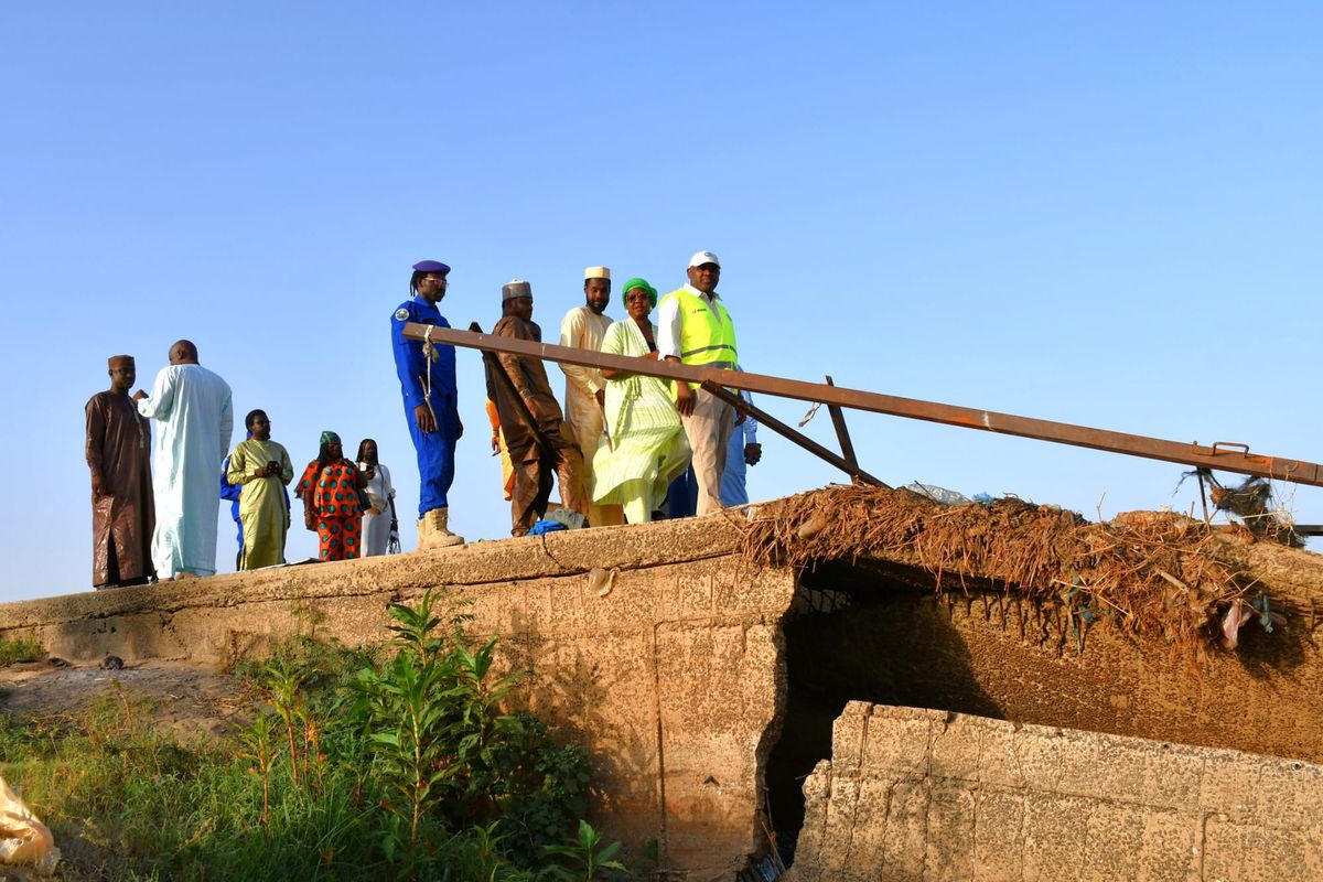 réparation site Hilton Tchad : inspection du maire de N'Djamena