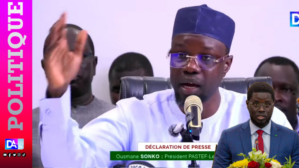 Ousmane Sonko dénonce l’exclusion du PASTEF dans le nouveau gouvernement sénégalais