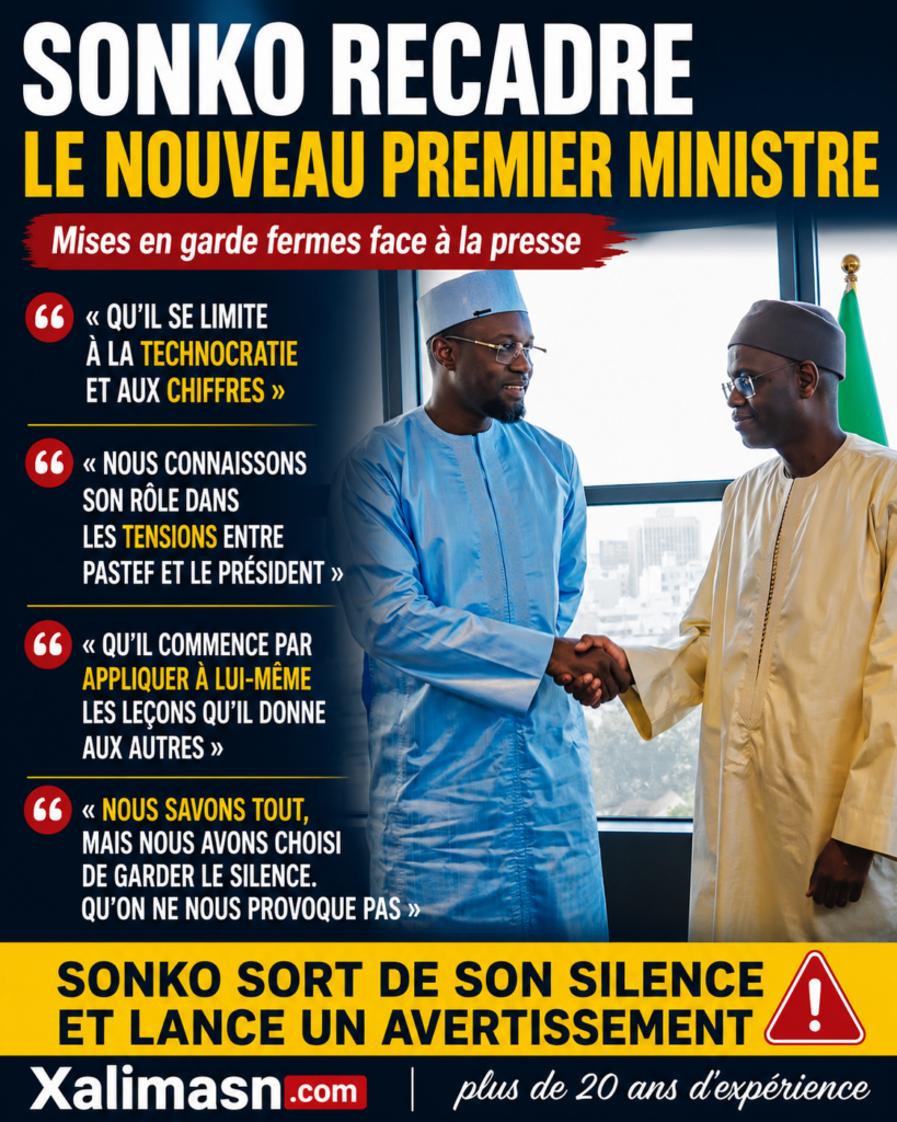 Discours intégral d’ousmane sonko en wolof : les mots forts du président de l’Assemblée nationale
