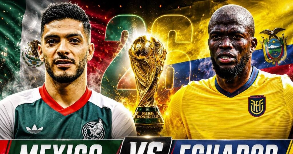 Mexique – Équateur : un duel décisif en huitièmes de finale de la Coupe du Monde 2026