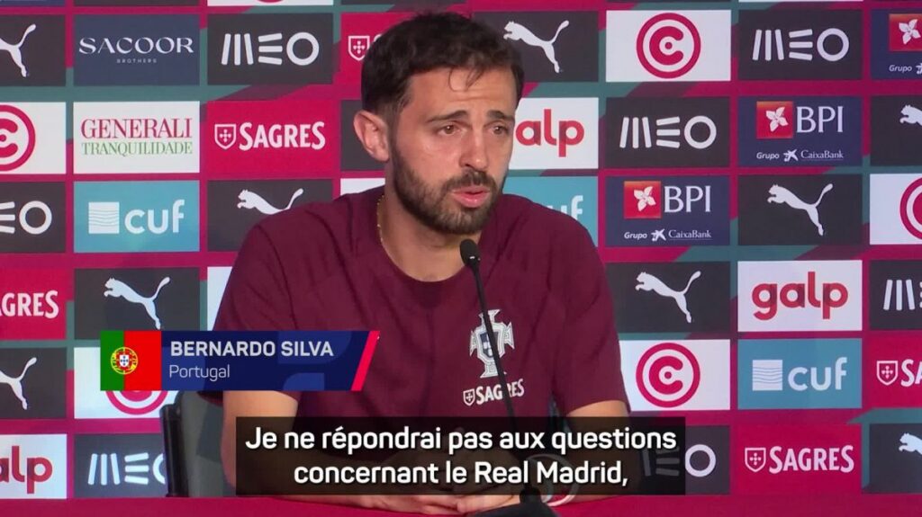Bernardo Silva : « heureux de rejoindre le Real Madrid », priorité au Portugal