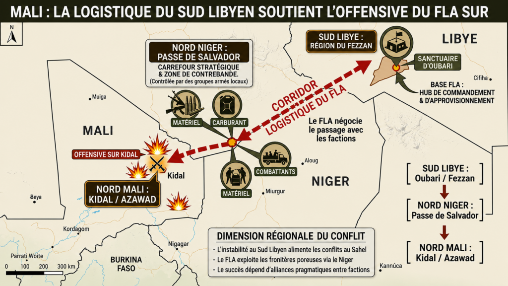 Sud libyen : sanctuaire logistique des rebelles touaregs au nord-Mali
