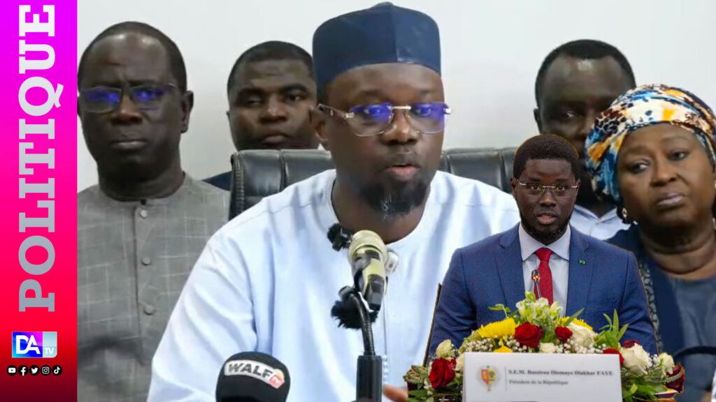 Ousmane Sonko dénonce son limogeage par le président Faye : les détails explosifs de sa déclaration