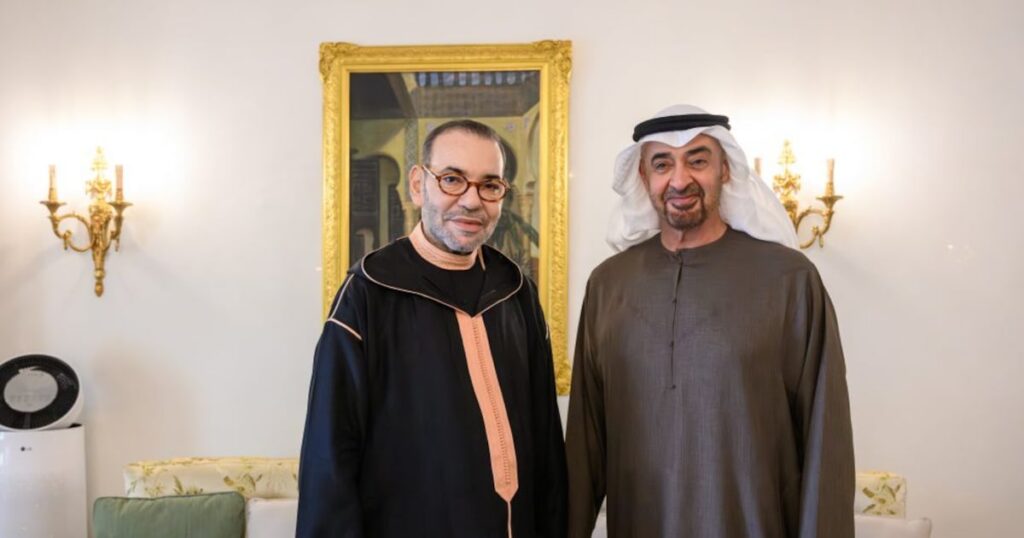 Rencontre historique à Rabat entre mohammed vi et le président des émirats