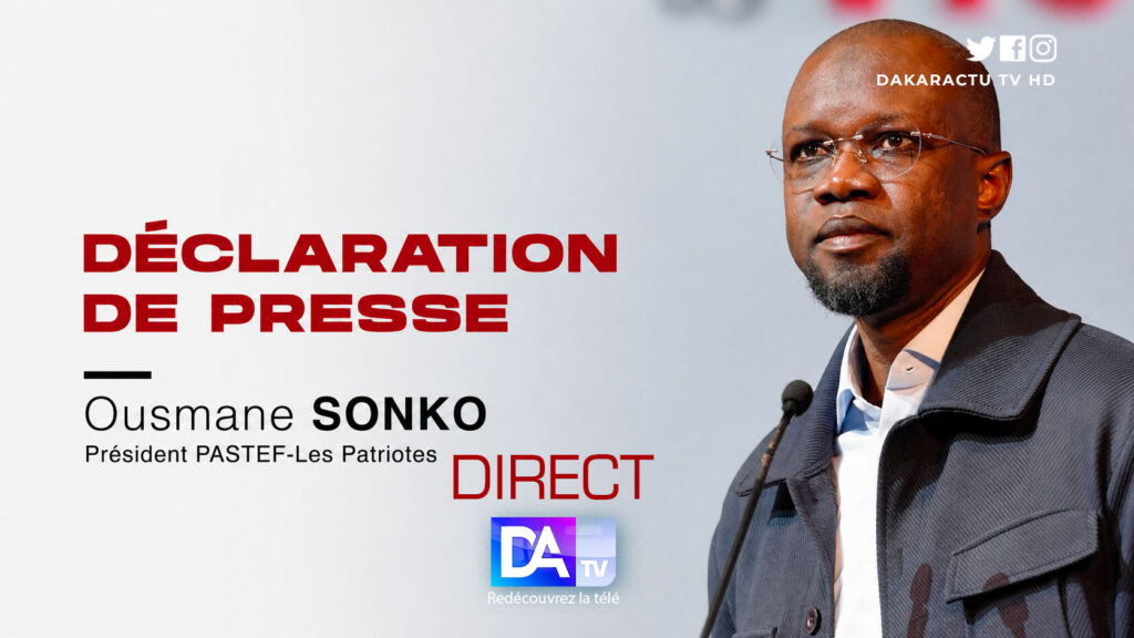 Ousmane Sonko rencontre les médias après la formation du nouveau gouvernement