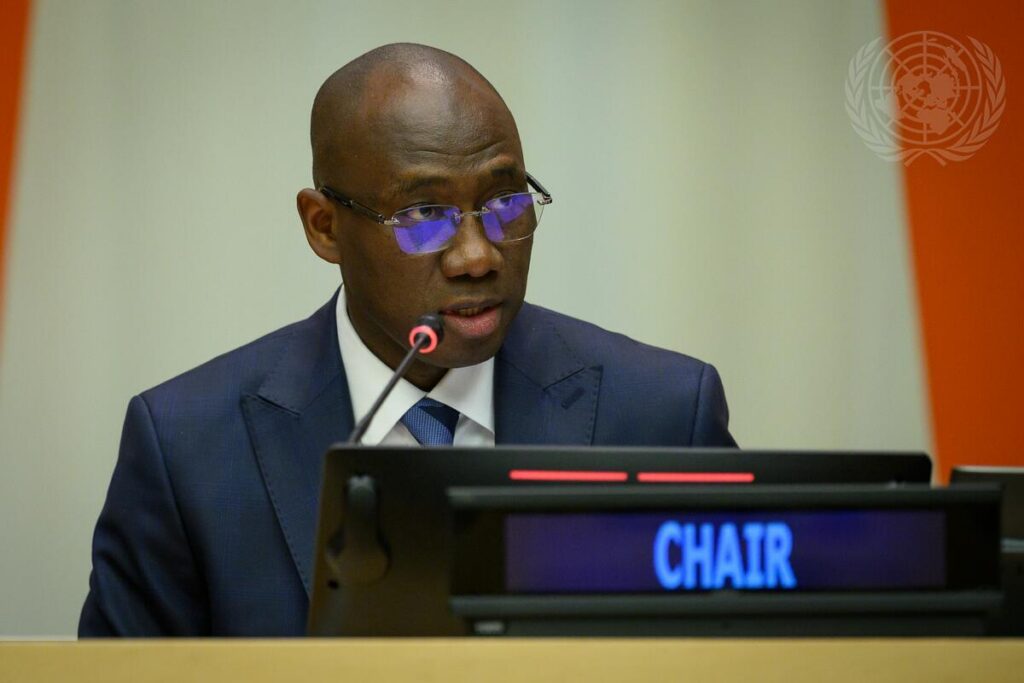 L’ambassadeur Coly Seck du Sénégal élu à la tête d’une commission clé de l’ONU
