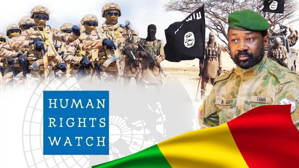 Mali : HRW dénonce les exactions des FAMa et d’Africa Corps aux côtés des jihadistes