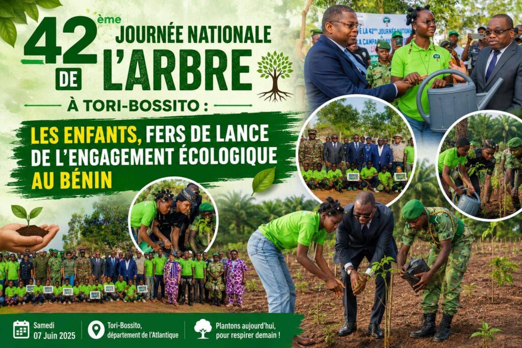 42e journée de l’arbre au Bénin : la jeunesse en première ligne pour un avenir vert