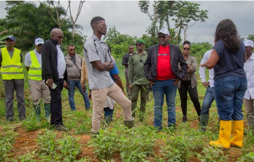 Le ministre Charles Edgar Mombo en visite au CNAREST
