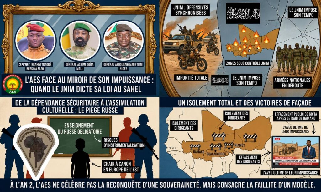 Crise sécuritaire au Sahel : l’AES sous la coupe du JNIM