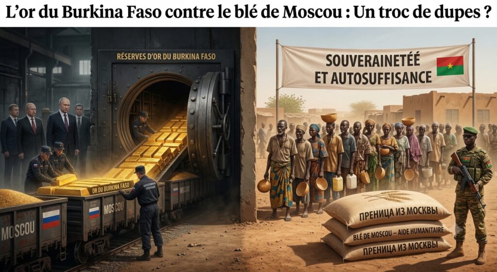 Or burkinabè et blé russe : le paradoxe d’une souveraineté en trompe-l’œil