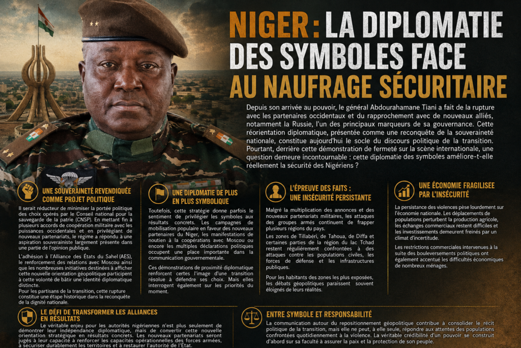 Politique étrangère du Niger : entre souveraineté affichée et insécurité persistante