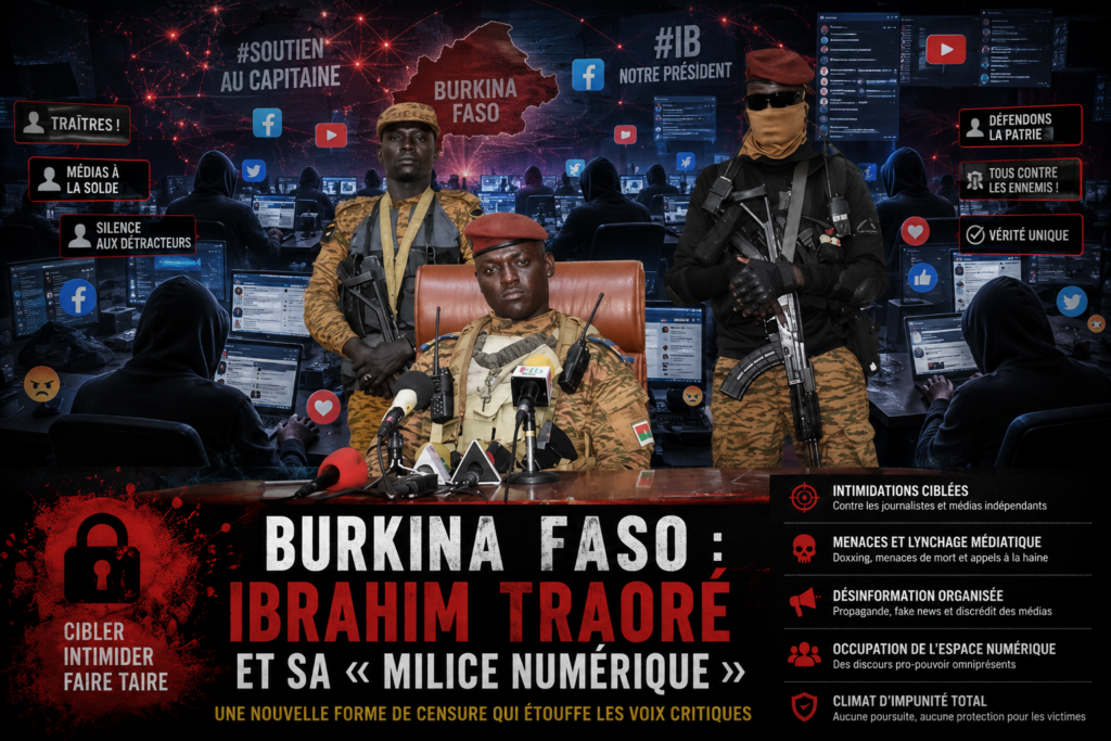 Burkina Faso : les bataillons numériques au service du pouvoir
