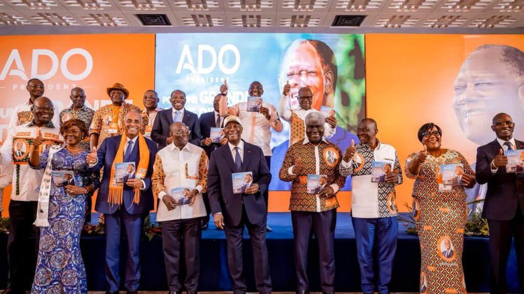 Évolution du RHDP : du parti unifié à la force dominante en Côte d’Ivoire