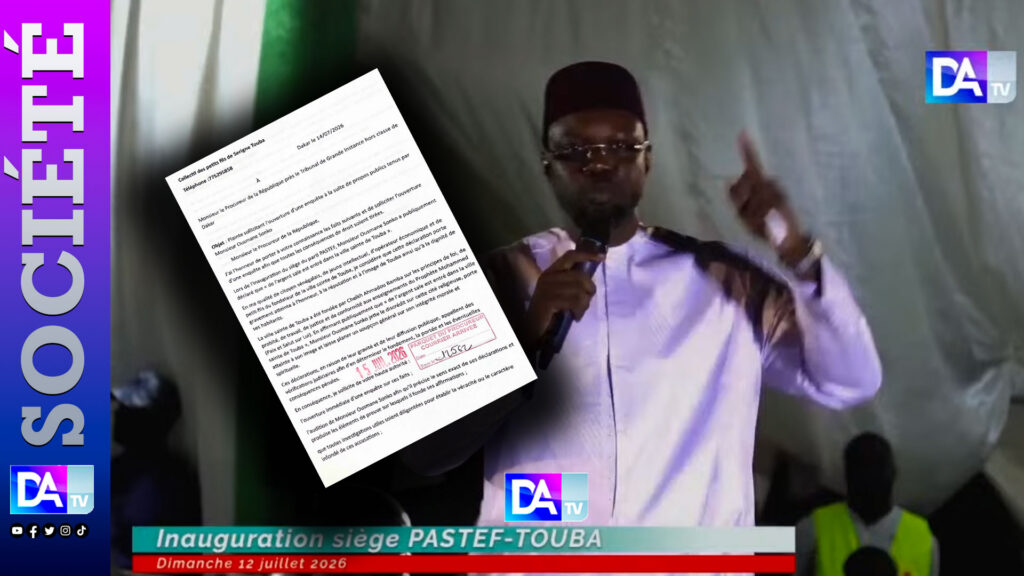 Plaintes contre ousmane sonko pour propos sur touba : le parquet dakarois saisi