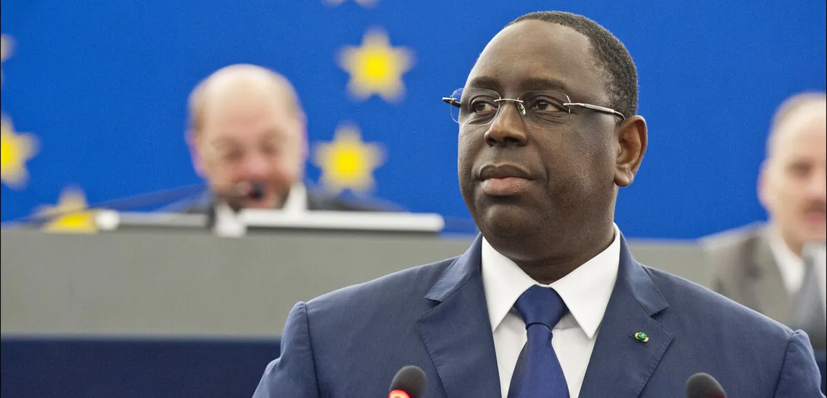 Ancien président sénégalais Macky Sall lors d'une rencontre officielle