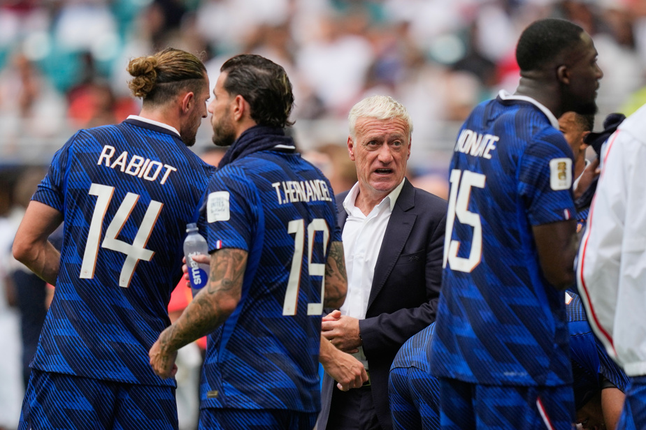 Didier Deschamps lors du match