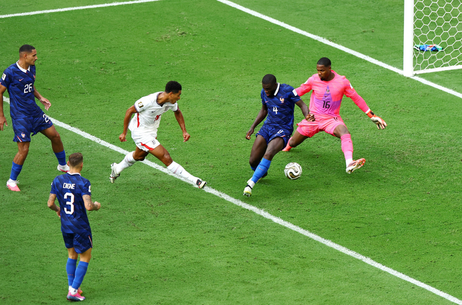 Kylian Mbappé en action