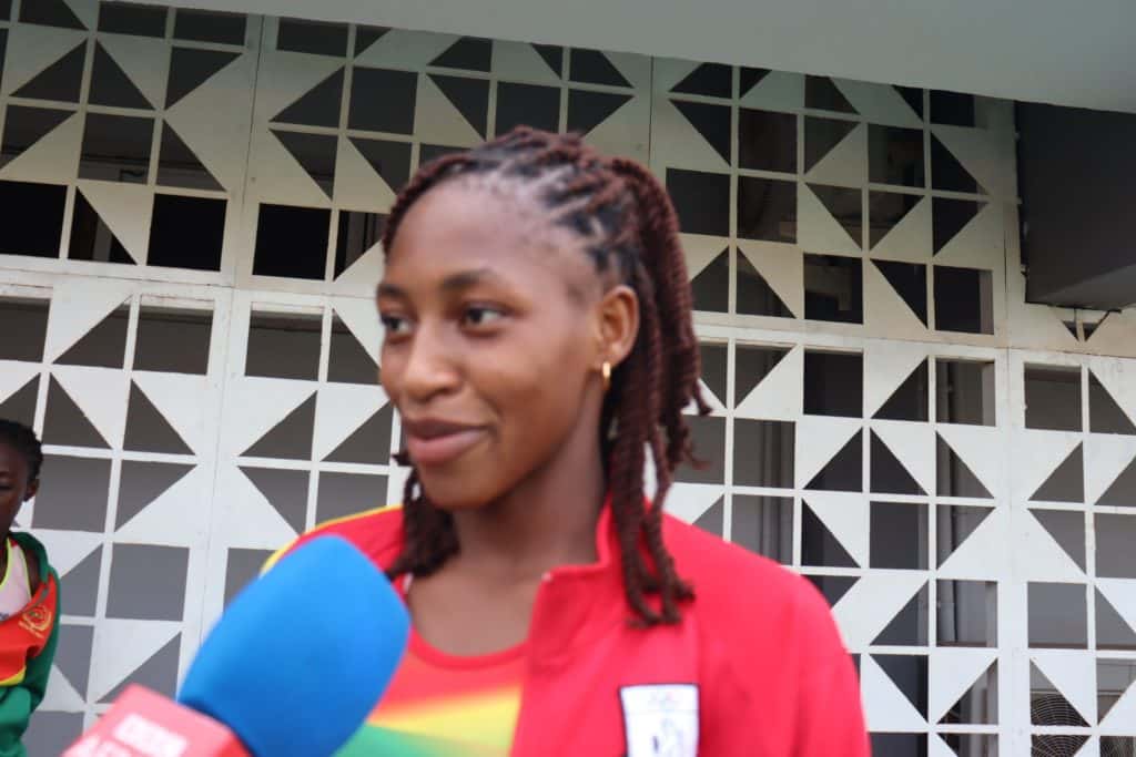 Zalissa Zongo en action lors des championnats