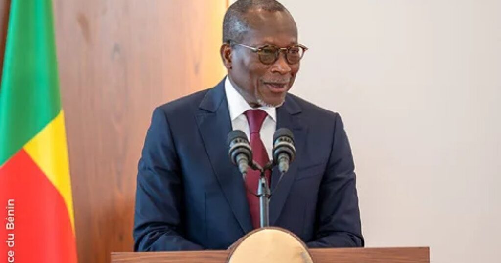 Patrice talon s’engage à renforcer l’unité nationale au sénat du Bénin