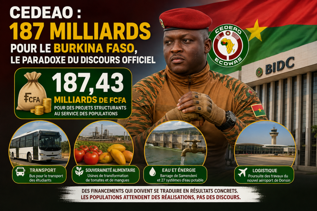 CEDEAO : le Burkina Faso bénéficiaire malgré le discours anti-CEDEAO