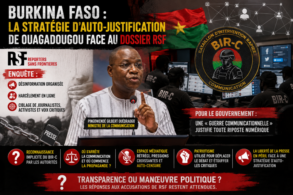 Burkina Faso : quand la réponse au rapport RSF devient une question de transparence