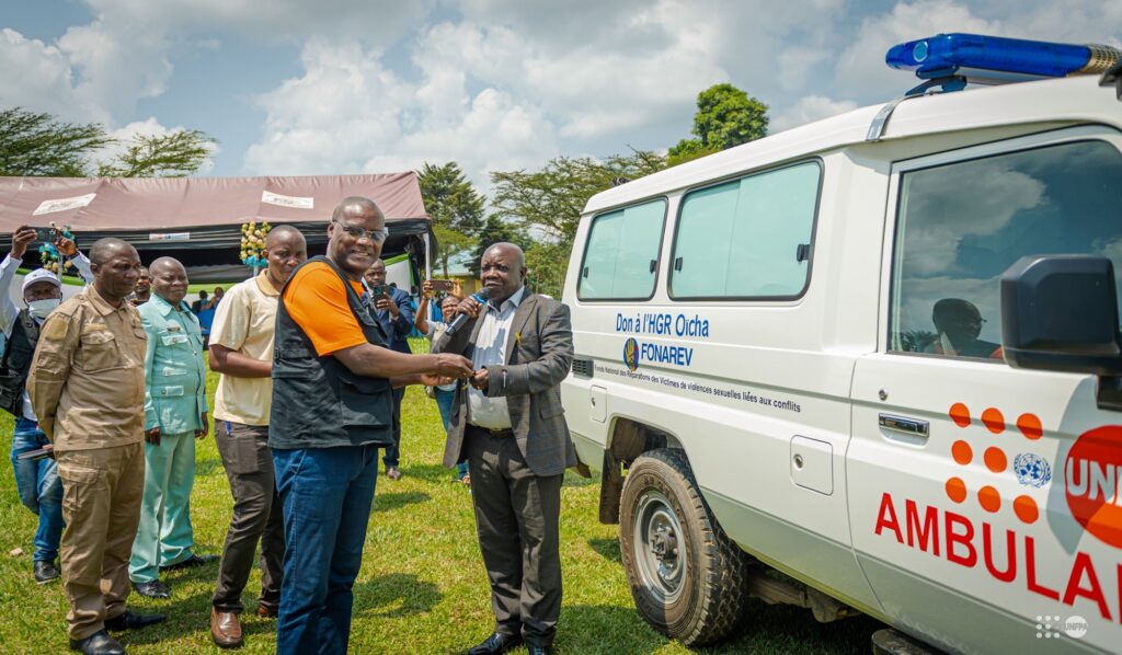 Une bouffée d’oxygène pour les urgences au Nord-Kivu : Oicha reçoit une ambulance vitale