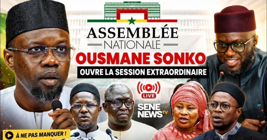Ouverture session extraordinaire et enquêtes de Ousmane Sonko à l’Assemblée nationale