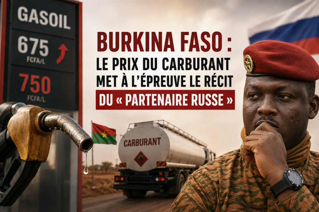 Le carburant au Burkina Faso, un défi pour la souveraineté économique