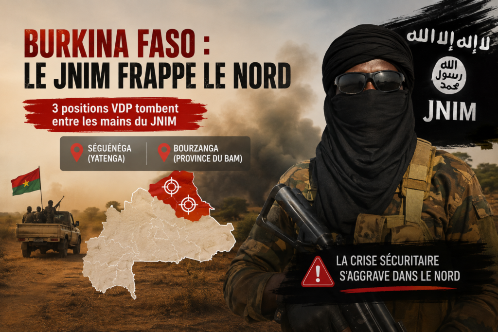 Crise sécuritaire au Burkina Faso : le JNIM gagne du terrain malgré les discours